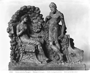 Ulysse et Calypso, de Tanagra